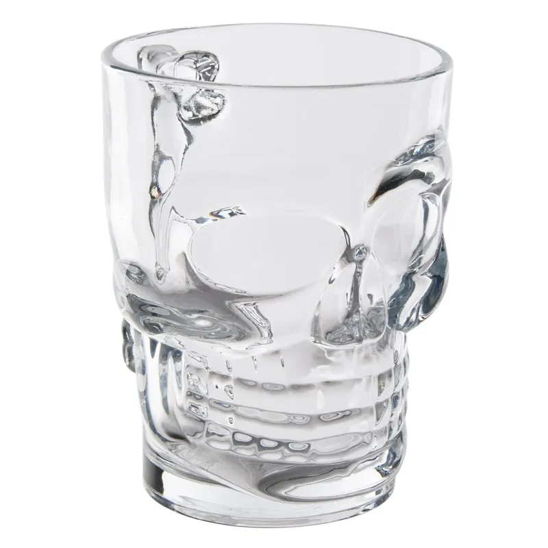 Pahar din Sticlă Craniu pentru Bere, 500ml