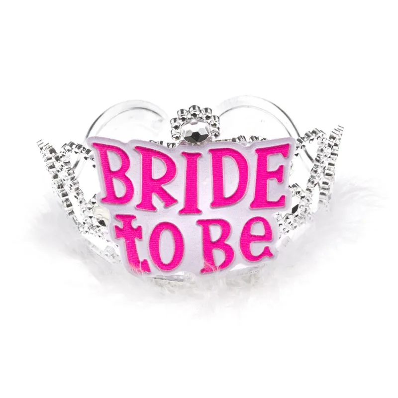 Coroană Mireasă Tema \"Bride to Be\" - Accesoriu pentru Petreceri