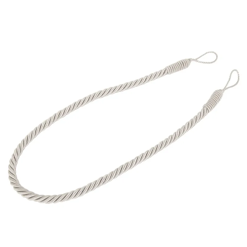 Siret Decorativ Taupe Rasucit Stralucitor pentru Perdea 35cm