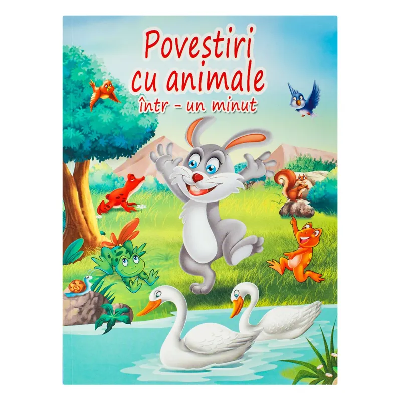 Carte cu Povești Scurte cu Animale pentru Copii