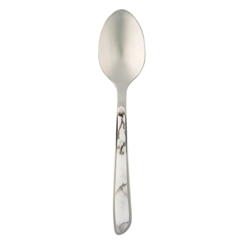 Linguriță oțel inoxidabil mâner marmorat 14 cm
