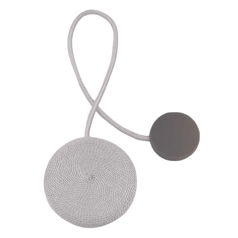 Magnet pentru perdea, Siret gri, 7x38 cm