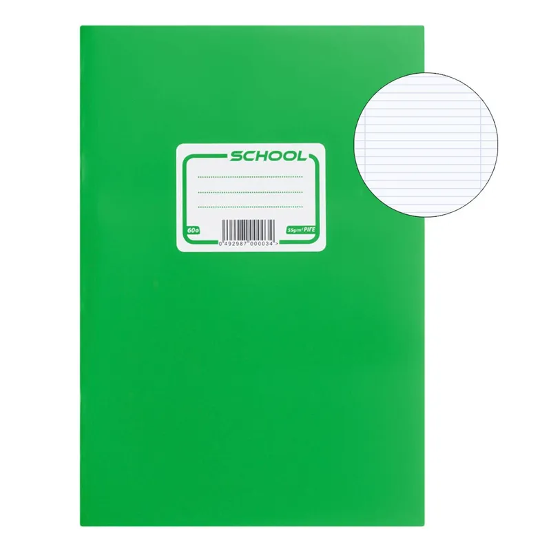 Caiet A5 Dictando cu Coperta Verde - 60F