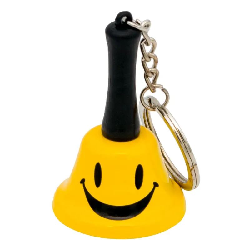 Breloc Clopot Galben Smile – Accesorii pentru Chei
