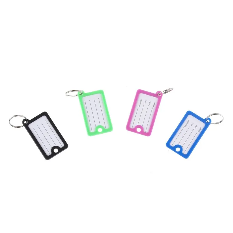 Etichete duble suspendabile cu inel, 4.8x2.6cm, 12 buc, multicolor