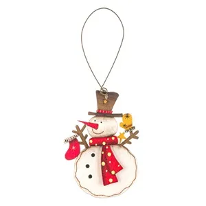 Ornament brad de Craciun vintage om de zapada din lemn – poza 3