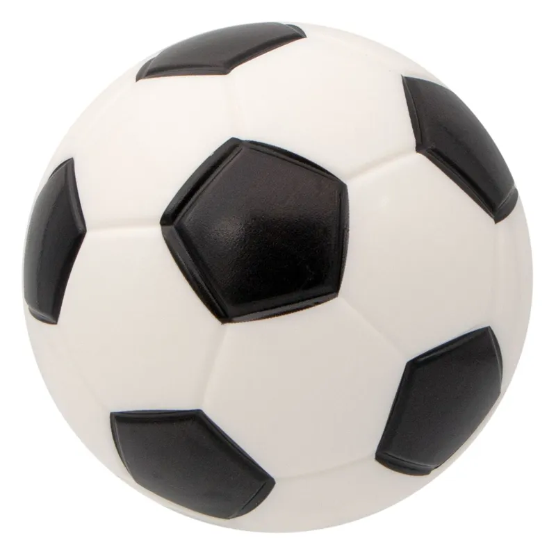 Minge de fotbal soft alb și negru pentru antrenamentul copiilor 15cm
