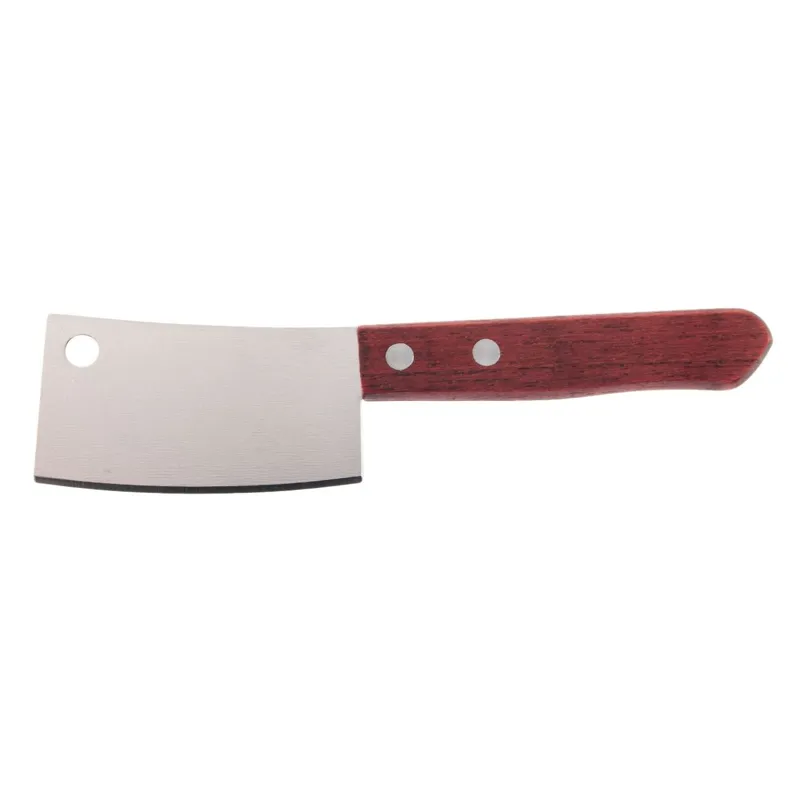 Cuțit Satar Chinezesc Mini cu Mâner de Lemn, 16 cm