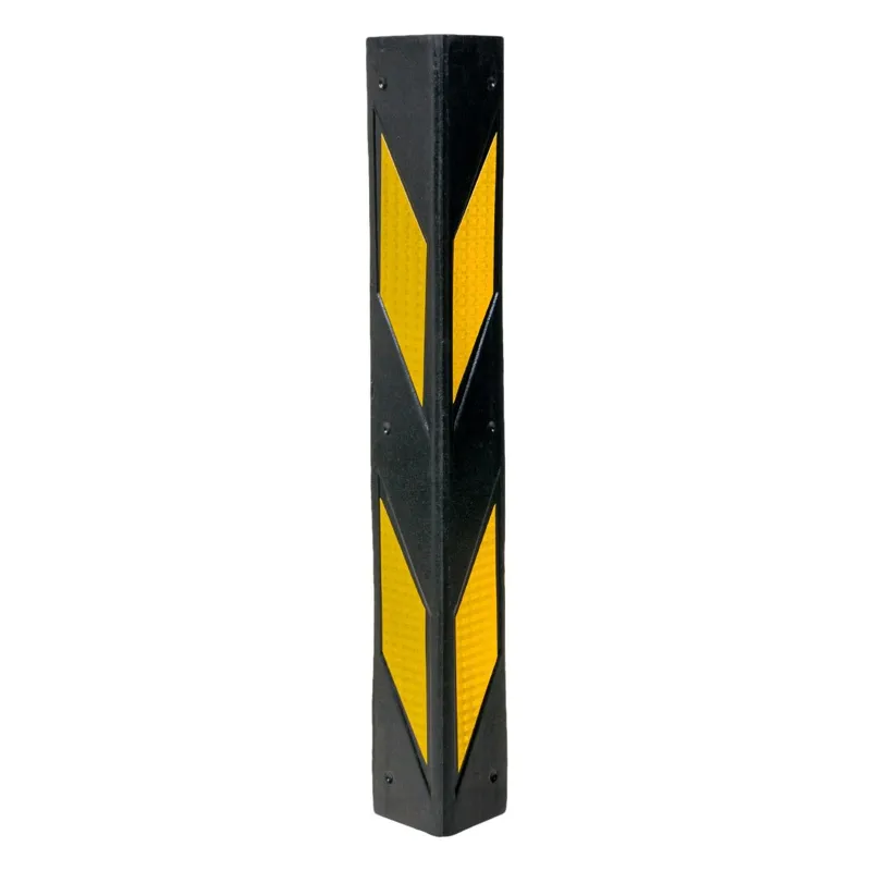 Protector colț auto cu bandă reflectorizantă, 59x7.5 cm, negru