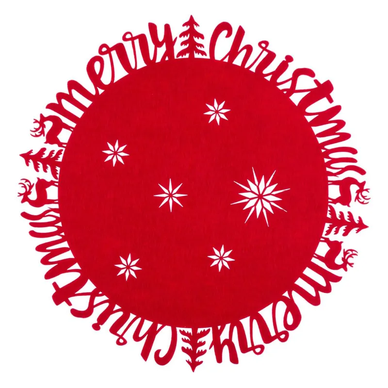 Suport Decorativ Farfurie Pasla Rosie Merry Christmas Ø35 cm
