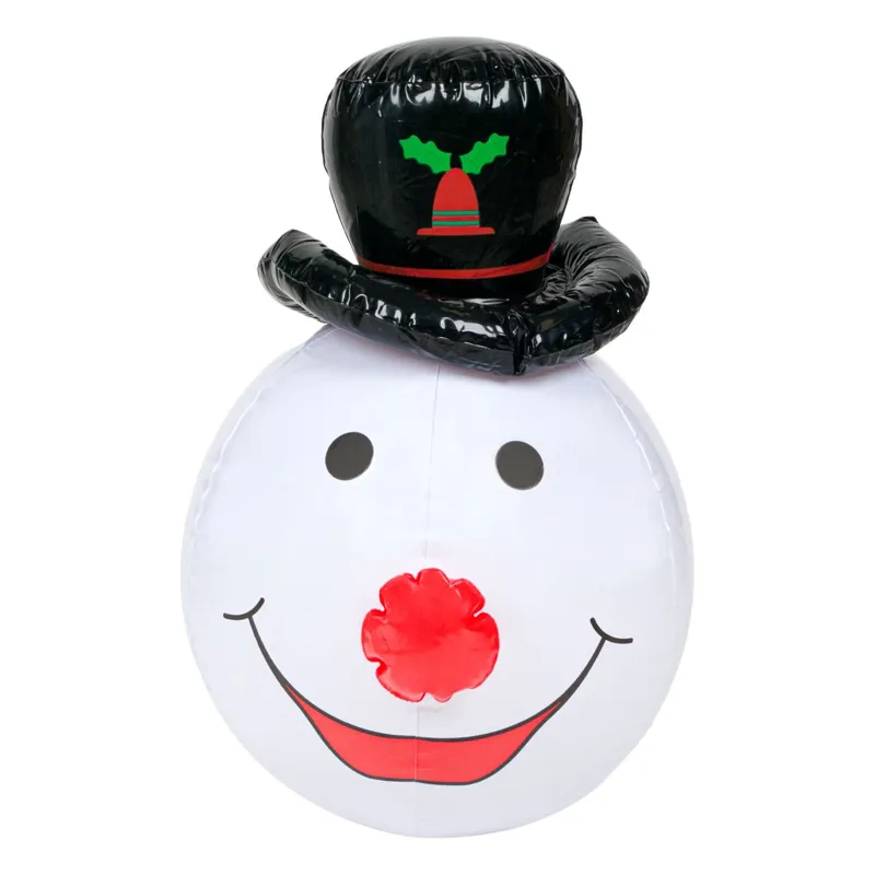 Figurina Gonflabilă Om de Zăpadă cu Lumină pentru Crăciun