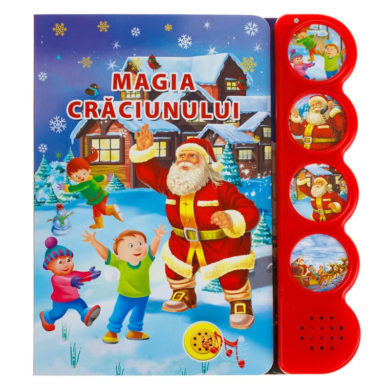 Carte de Crăciun Magia Crăciunului cu Sunete pentru copii