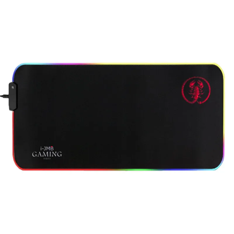 Mousepad Gaming cu Lumina LED, 10 Programe, 59.5x30cm, Negru