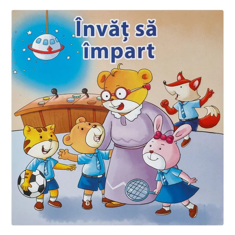 Carte educativă "Învăț să Împart", 19x19 cm, 16 file, ilustrată – poza 2