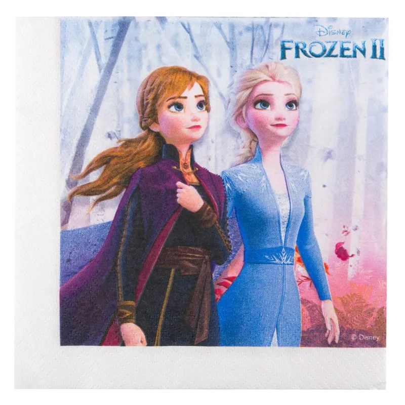 Servetele de masă pentru petreceri cu 2 straturi tema Frozen 2