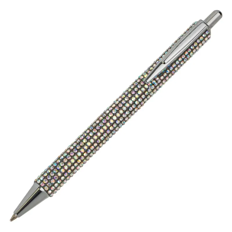Pix cu strass-uri holografice, 14.5 cm, cerneală albastră
