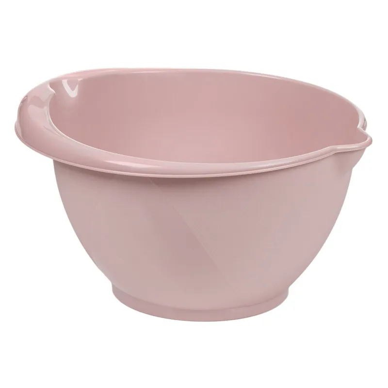 Bol din plastic pentru amestecat, 3L, roz pudra