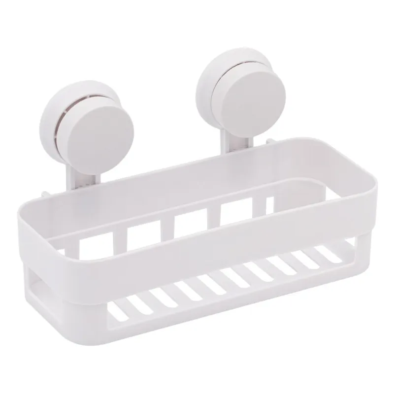 Raft pentru Baie Alb cu Ventuza 26x11x7cm