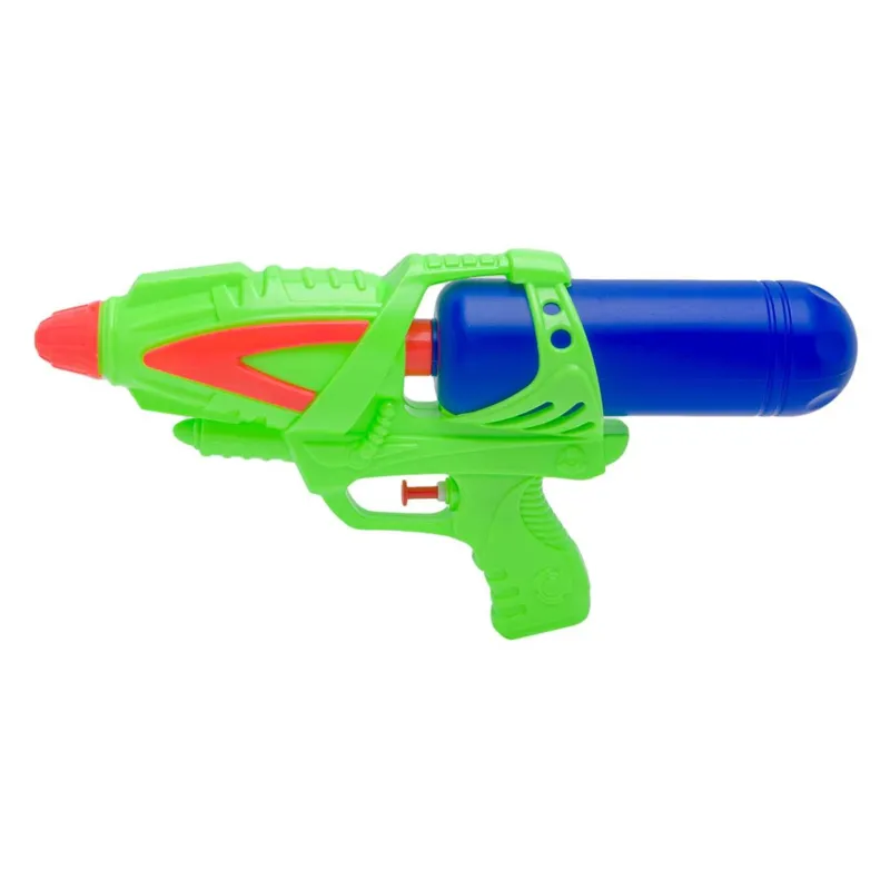 Pistol de apă din plastic, 32 cm, Verde și Bleu