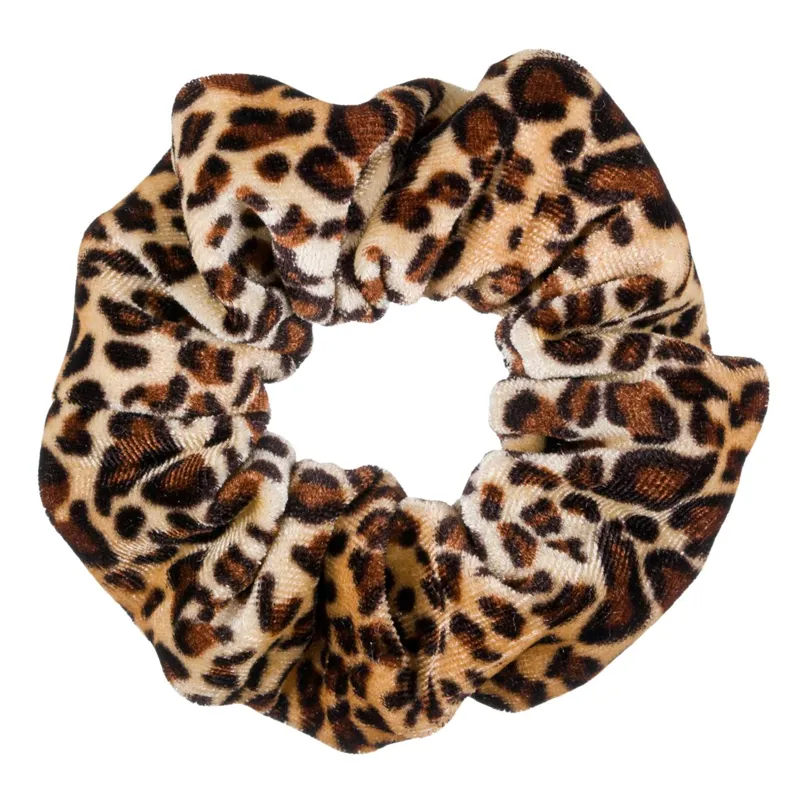 Elastic pentru Păr Catifelat cu Model Animal Print, 1 Bucată