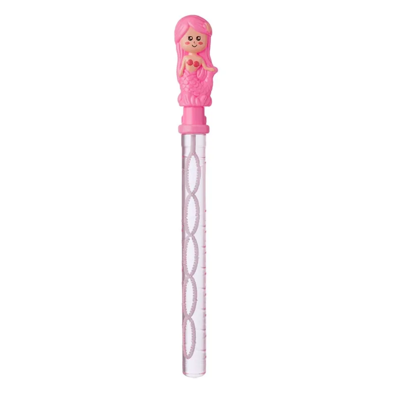 Sabie pentru baloane de săpun roz cu model sirenă, 38cm