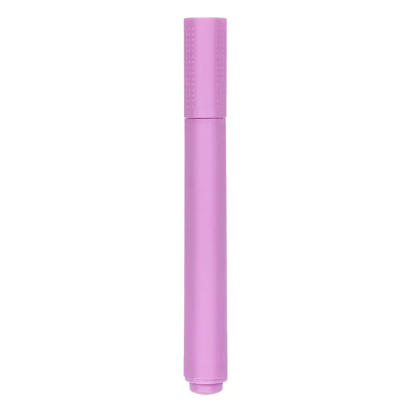 Evidențiator mov pastel cu corp triunghiular, 14 cm