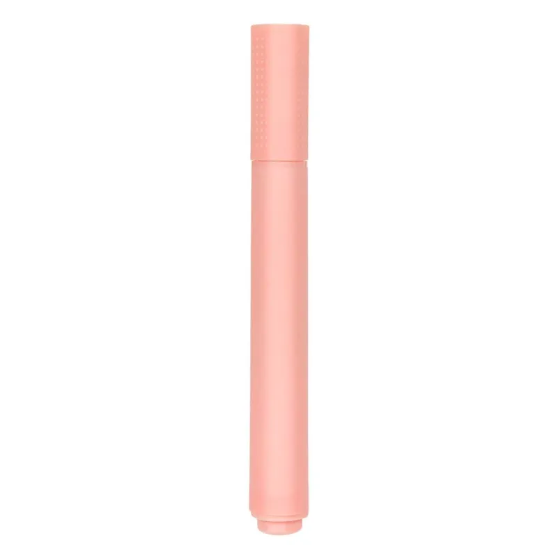 Evidențiator portocaliu pastel cu corp triunghiular, 14 cm