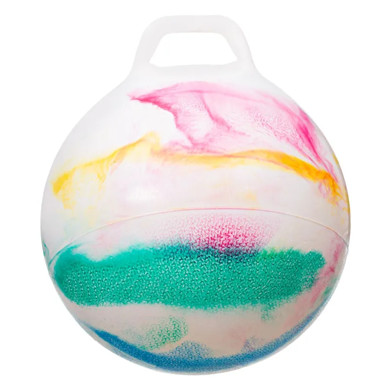Minge de sărit Hop Hop, Model Marble, 55 cm, Multicolor