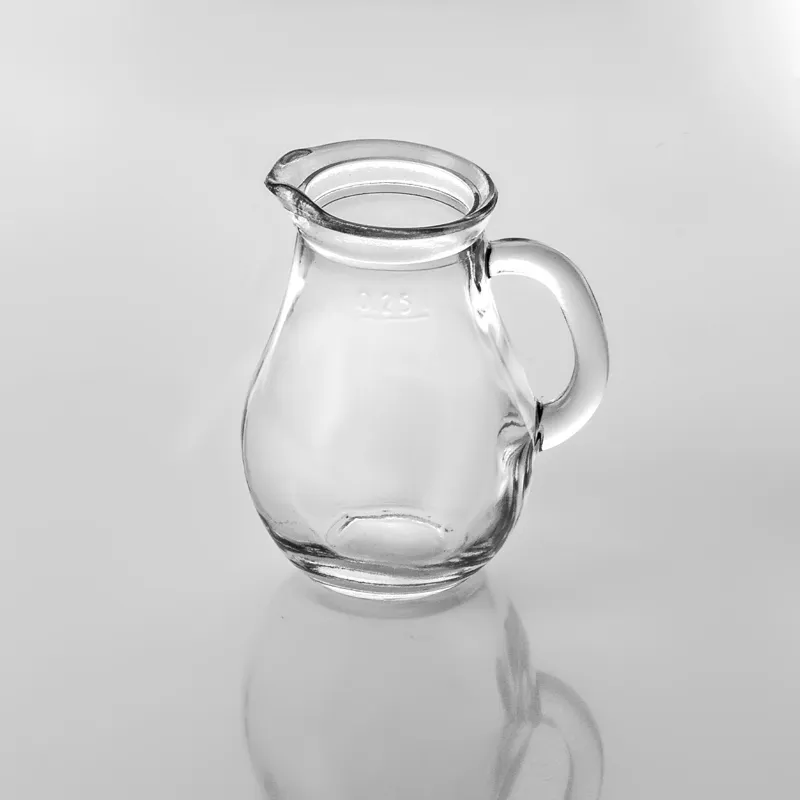 Carafă din sticlă transparentă pentru servirea apei și băuturilor – poza 3