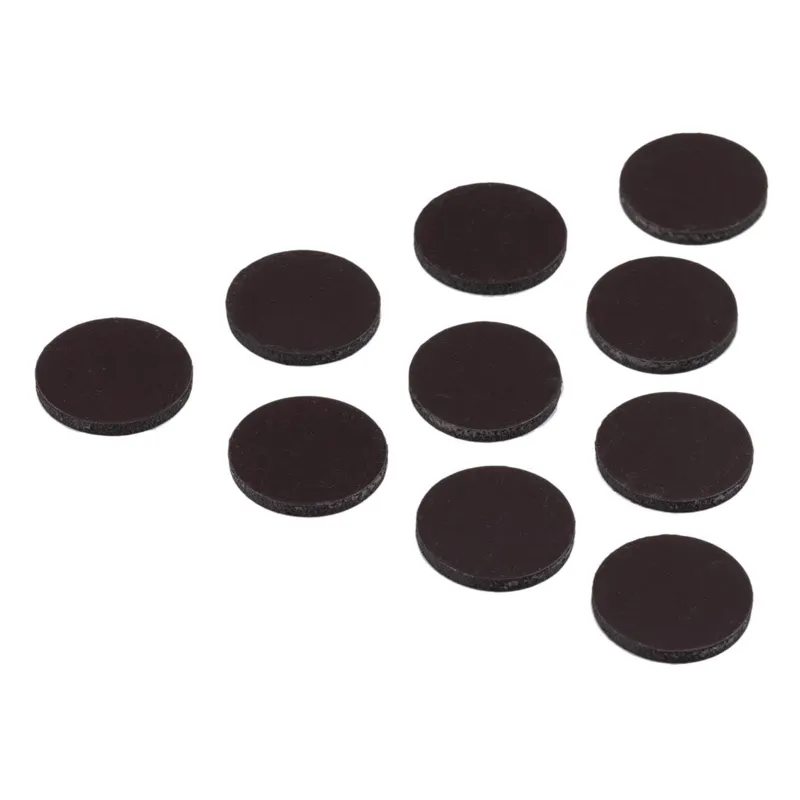Set 10 magneți pentru creații, 2.5 cm, negri, cu autocolant