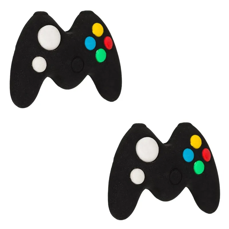 Radiere cu Model 3D Gaming, 2 buc, 6x4cm, Negru