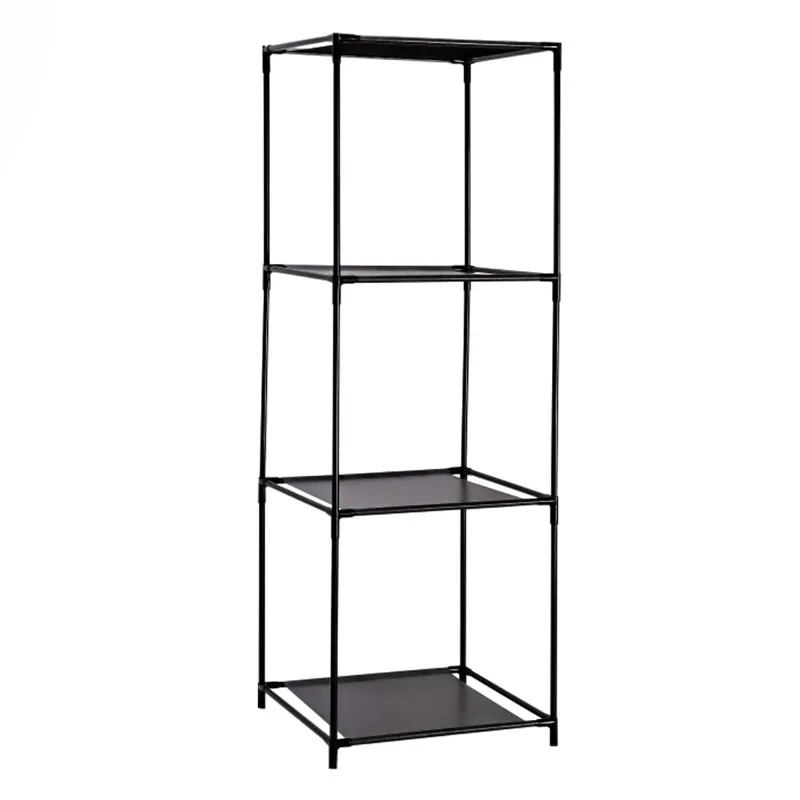 Etajera metalică cu 3 nivele pentru organizarea cutiilor