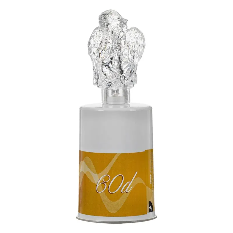 Lumanare decorativa LED cu Ingeras transparent, efect vizual placut