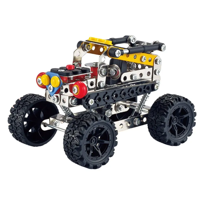 Set piese metalice pentru construcția vehiculei Monster Truck