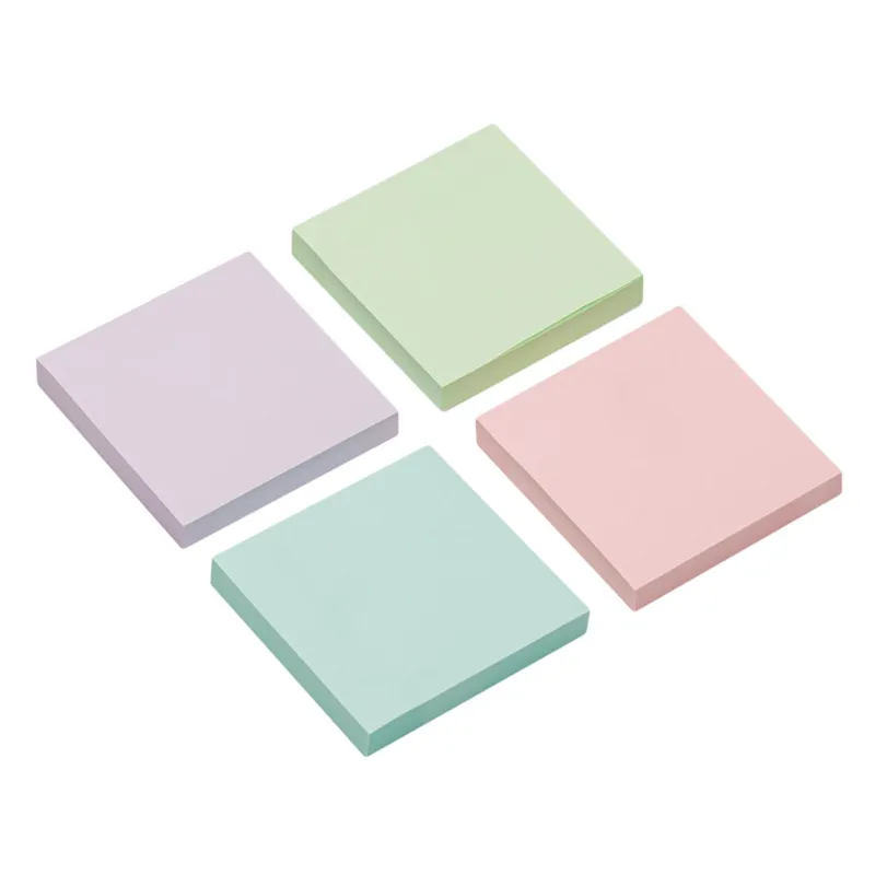 Set Notite Adezive 4 Culori Pale, 7.7x7.7 cm, 500 de foi