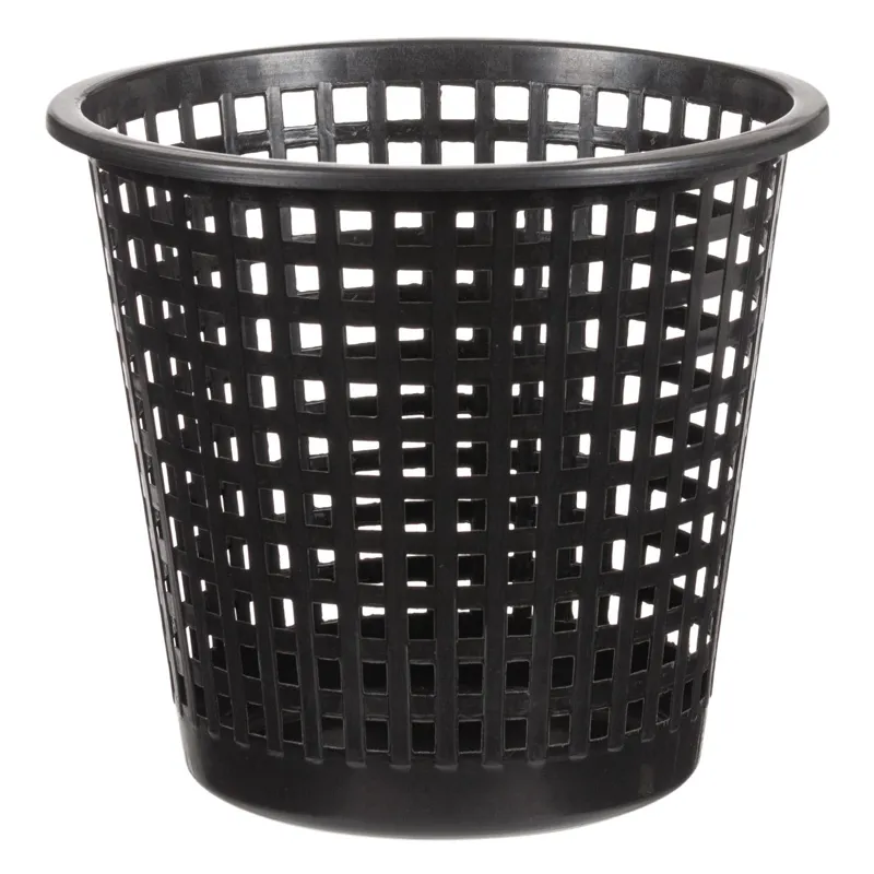 Coș de gunoi din plastic negru pentru birou, Ø30x27.5cm, 11.8L