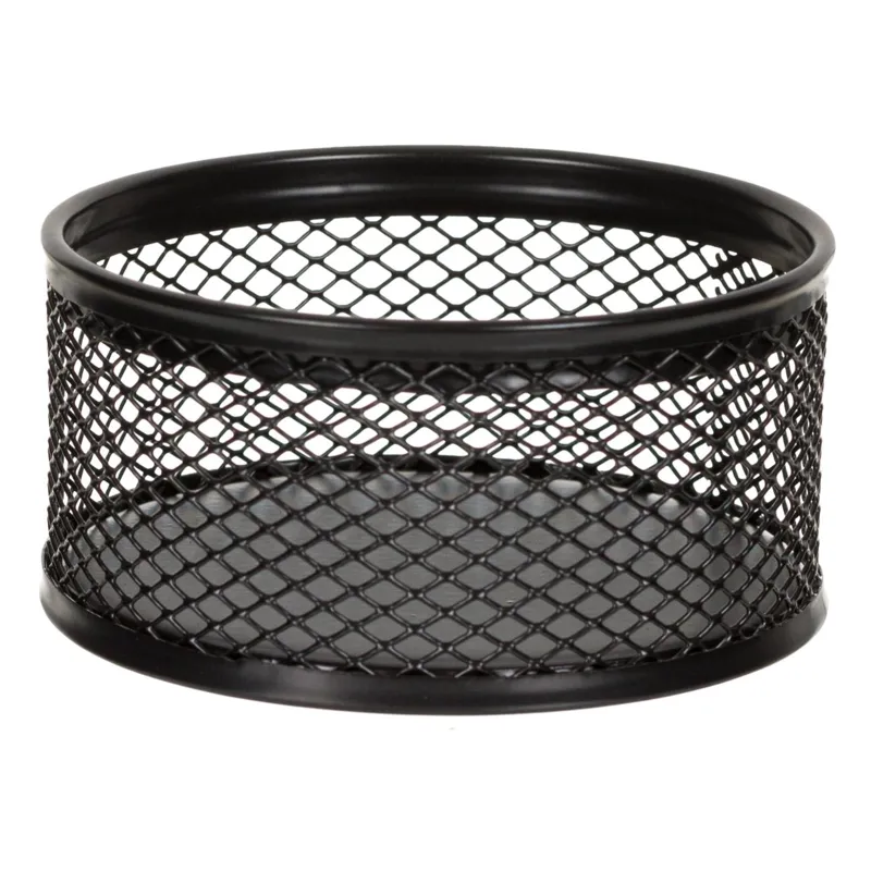Suport Organizator Negru pentru Birou Ø8x4cm – poza 2