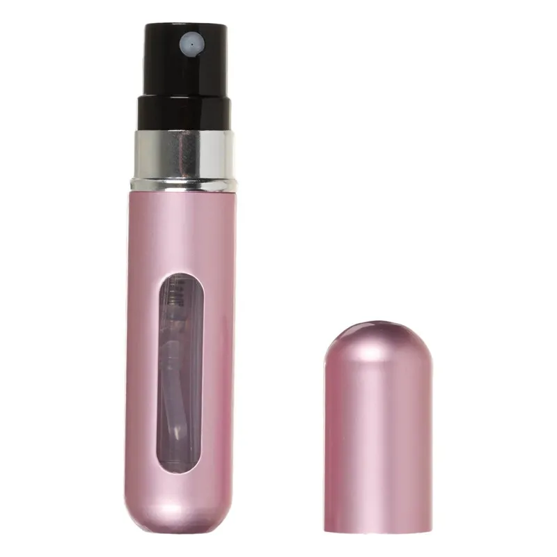 Sticla Spray pentru Parfum, 5 ml, Roz, Reumplabila