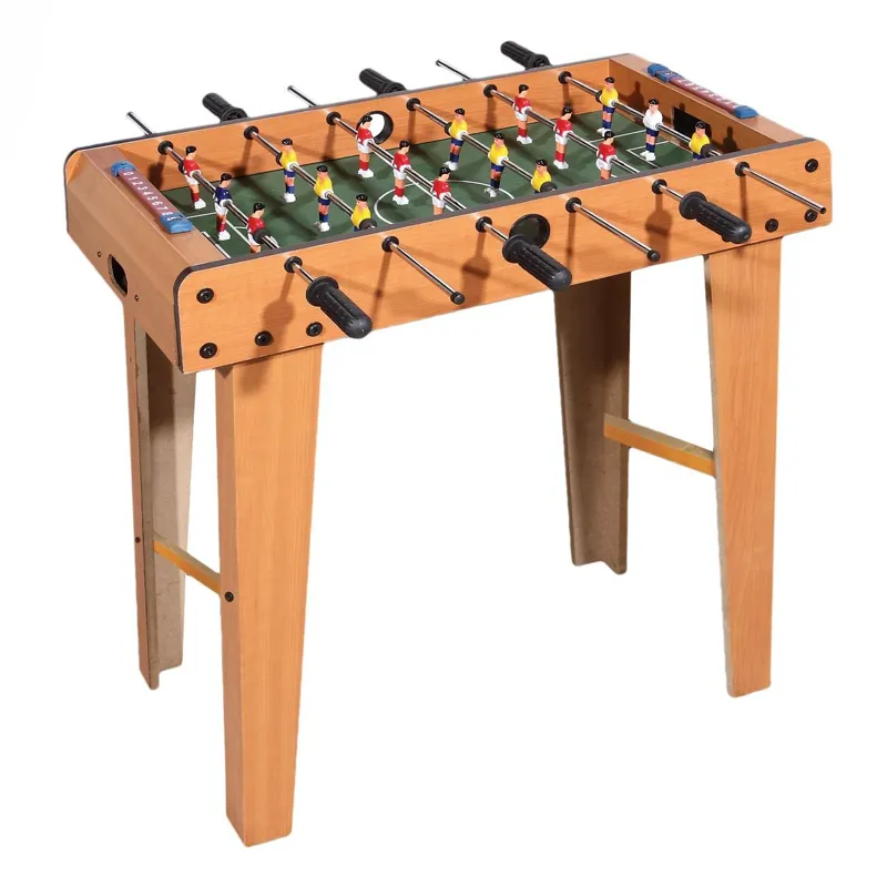 Fotbal de masa din lemn cu picioare, 69x37x65cm