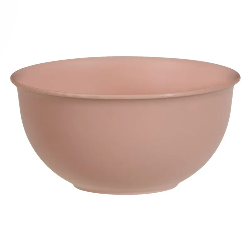 Bol rotund din plastic, culoare nude, capacitate 500 ml – poza 2