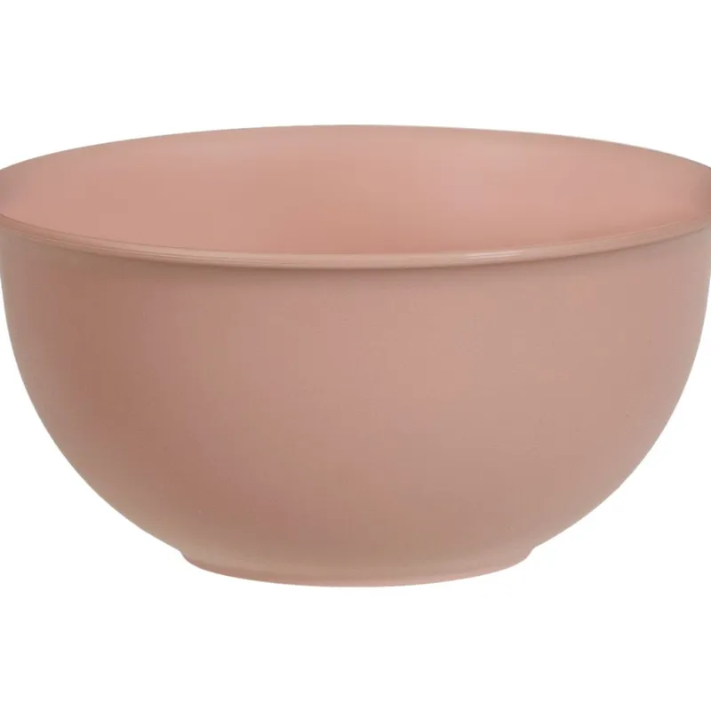 Bol rotund din plastic, culoare nude, capacitate 500 ml – poza 3