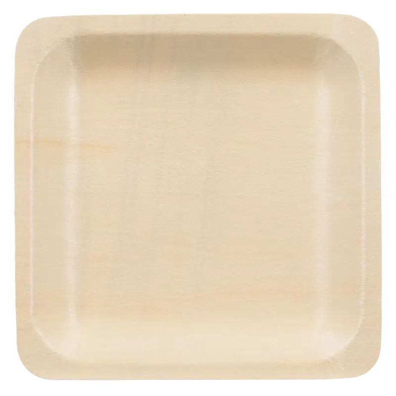 Set Farfurii din Lemn Natural – Design Eco-Friendly
