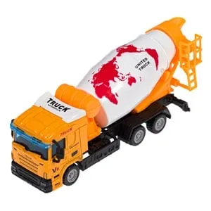 Betonieră miniatură la scară 1:64 pentru jocuri de construcție
