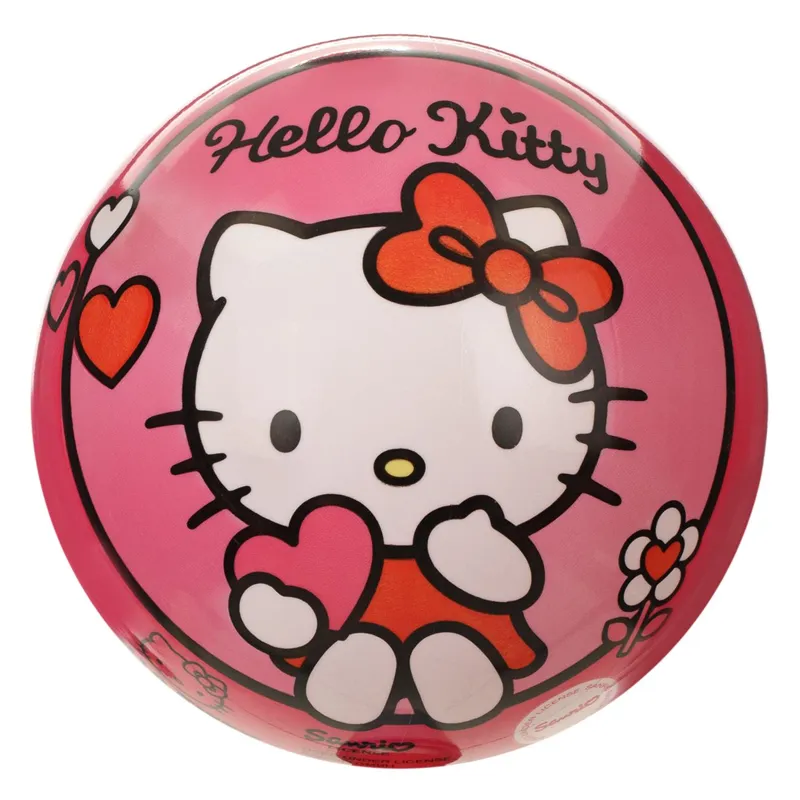 Mingea de Plastic pentru Plajă în Nuanță Fucsia Hello Kitty