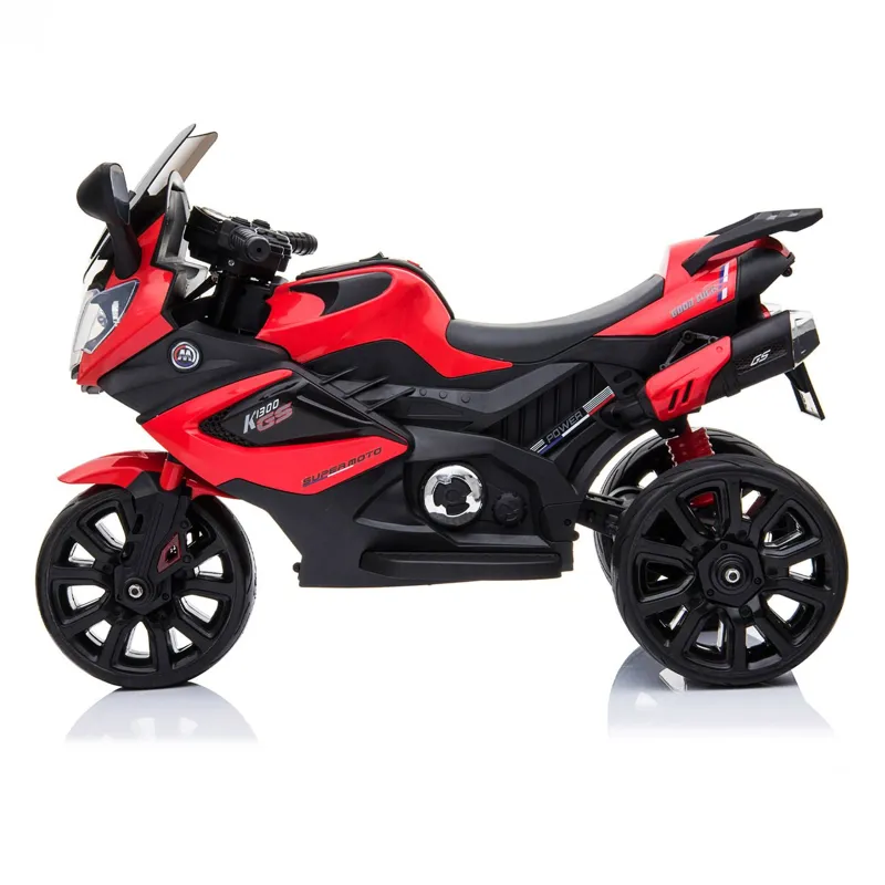 Motocicletă electrică 6V cu sunet și MP3, roșie