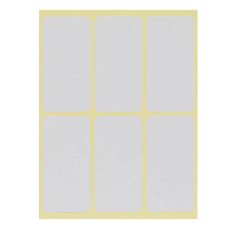 Etichete autocolante albe, 60 buc, 5x2.5 cm