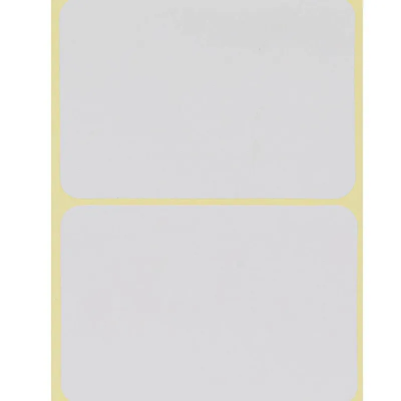 Etichete Autocolante Albe 7.5x5cm - Set 20 Bucăți – poza 3