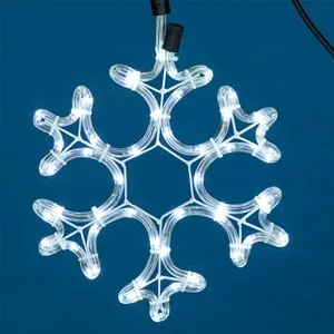 Fulg din furtun luminos cu LED alb rece, decorativ și iluminat