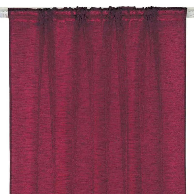 Perdea Decorativă Bordo 140x260cm din Poliester