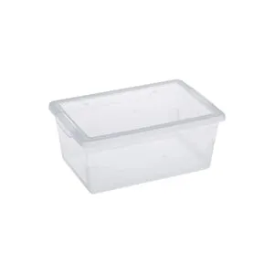 Cutie Depozitare Plastic Transparentă pentru Organizare, Capacitate 4L